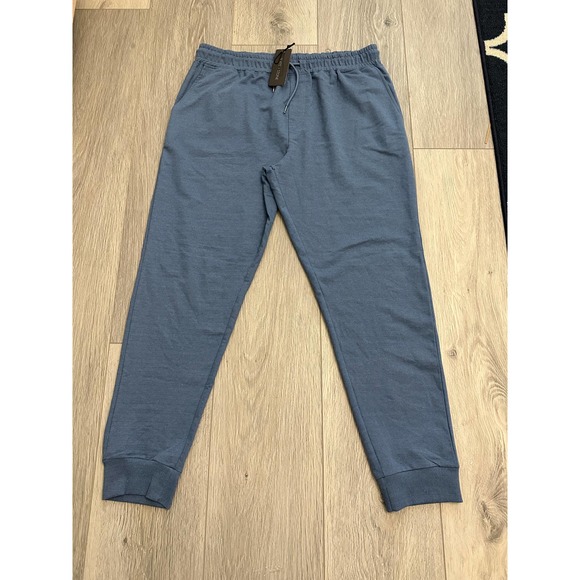 SLATE & STONE Jogger Pants In Light Blue Heather - Picture 6 of 12